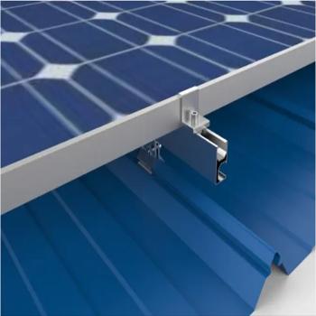 Cheaper Cost Standing Seam Roof PV Bracket Mounting Sturucture